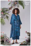 Dhyana 5103 By Ganga Cotton Satin Printed Dress Material
